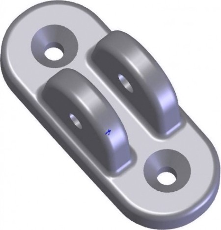 Комплект держателей тента для надувной лодки SKIPPER армированный полиамид, черный (10шт) [SK-1300_10]