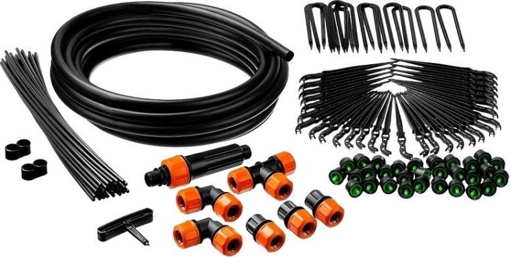 Комплект для капельного полива GRINDA на 30 растений от водопровода 425270-30 [425270-30]