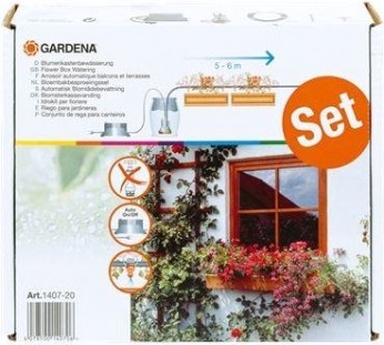 Комплект для полива GARDENA автоматический для горшечных растений 01407-20.000.00 [01407-20.000.00]