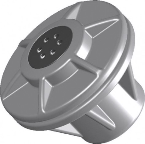 Комплект клапанов предохранительных SKIPPER армированный полиамид, 0,26 ± 10% бар, черный (2шт) [SK-2826_2]