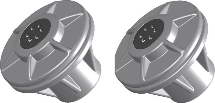 Комплект клапанов предохранительных SKIPPER армированный полиамид, 0,33 ± 10% бар, черный (2шт) [SK-2833_2]