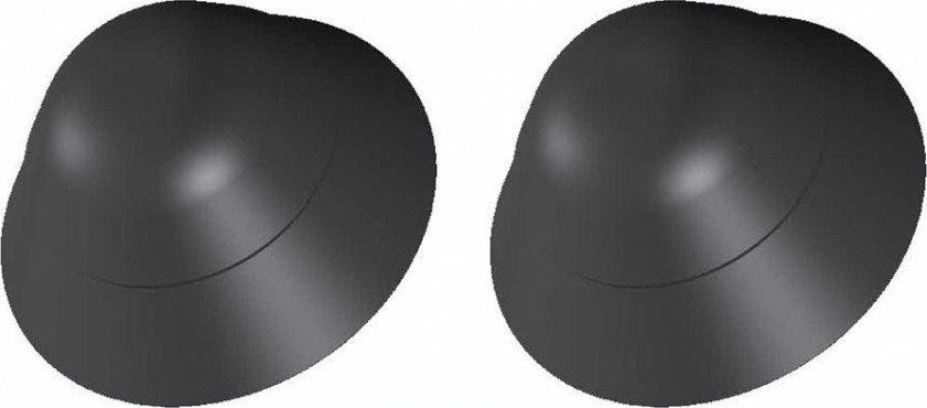 Комплект конусов баллона SKIPPER 60°, основание 74 мм, черный (2шт) [SK-0474_2]