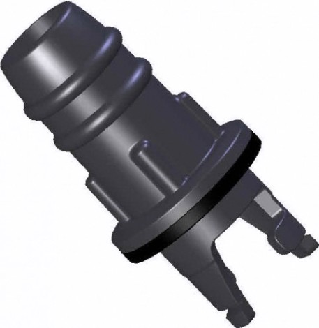 Комплект переходников воздушного клапана SKIPPER арм. полиамид, под шланг 18-20 мм, черный (10шт) [SK-2700_10]