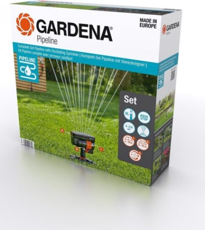 Комплект полный GARDENA с дождевателем осциллирующем (дисплей) 08274-34.000.00 [08274-34.000.00]
