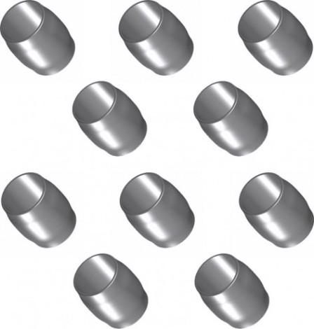 Комплект втулок весла 32 мм SKIPPER ПВХ, черный (10шт) [SK-1532_10]