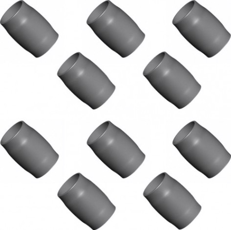 Комплект втулок весла 35 мм SKIPPER ПВХ, черный (10шт) [SK-1535_10]