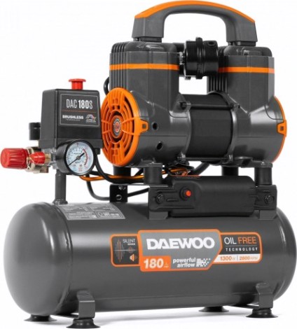 Компрессор поршневой безмасляный DAEWOO DAC 180 S [DAC 180S]