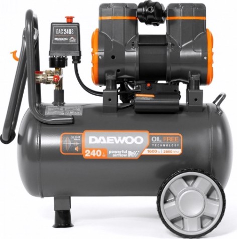 Компрессор поршневой безмасляный DAEWOO DAC 240 S [DAC 240S]