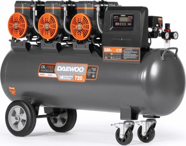 Компрессор поршневой безмасляный DAEWOO DAC 720S [DAC 720S]