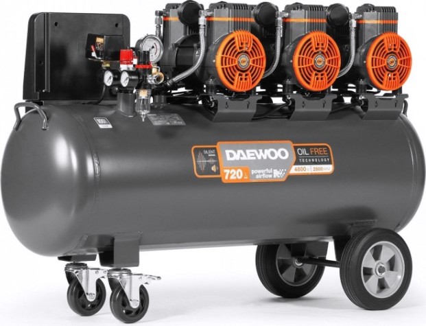 Компрессор поршневой безмасляный DAEWOO DAC 720S [DAC 720S]