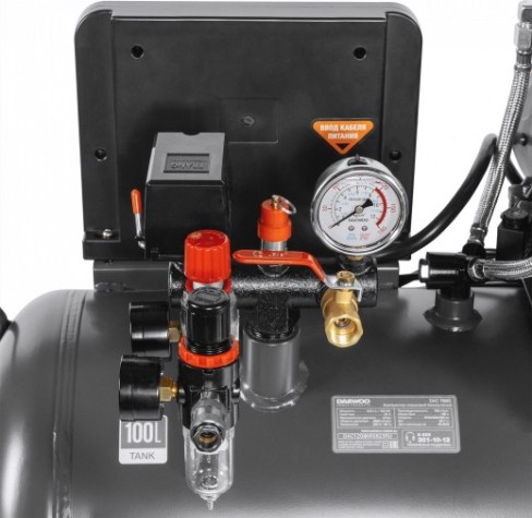 Компрессор поршневой безмасляный DAEWOO DAC 720S [DAC 720S]