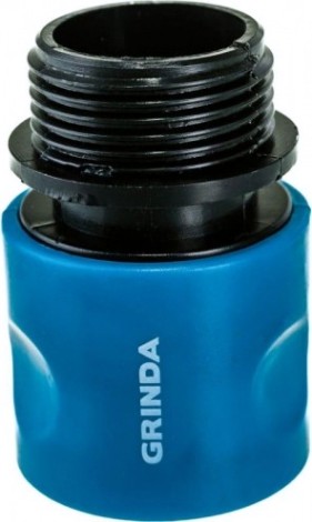Коннектор GRINDA TT-34E proline быстросъемный для шланга 3/4", с внешней р [8-426502]