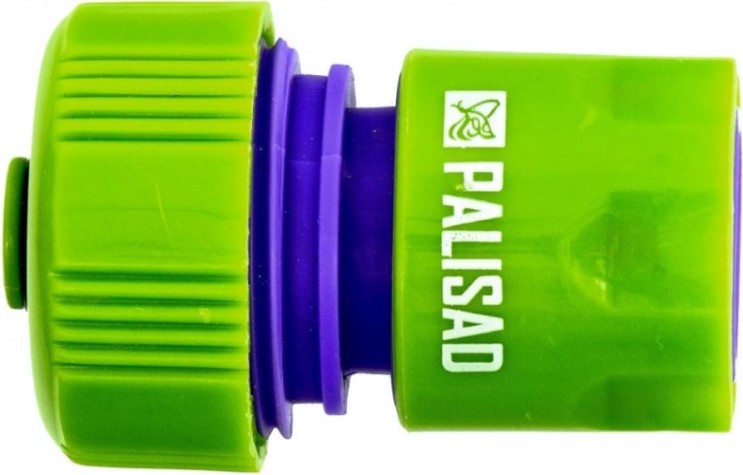 Коннектор PALISAD 3/4" с аквастопом 66165 [66165]