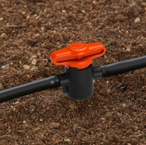 Кран запорный GARDENA 4,6 мм (3/16”) (2 шт. в блистере) 13217-20.000.00 [13217-20.000.00]