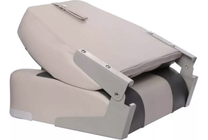 Кресло складное мягкое SKIPPER черный/серый (пластик) [SK75102GC]