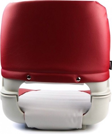 Кресло складное мягкое SKIPPER цвет серый/красный [SK75145GR]