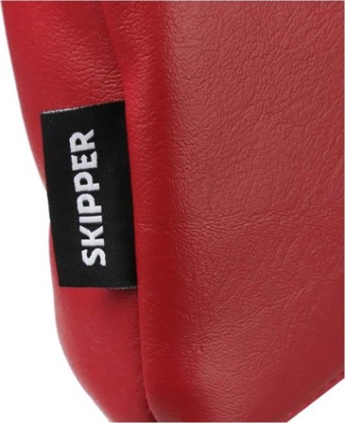 Кресло складное мягкое SKIPPER цвет серый/красный [SK75145GR]