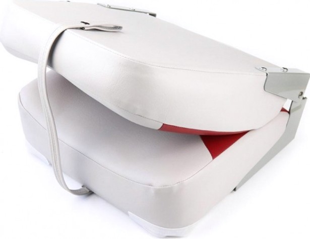 Кресло складное мягкое SKIPPER красный/серый (пластик) [SK75101GR]