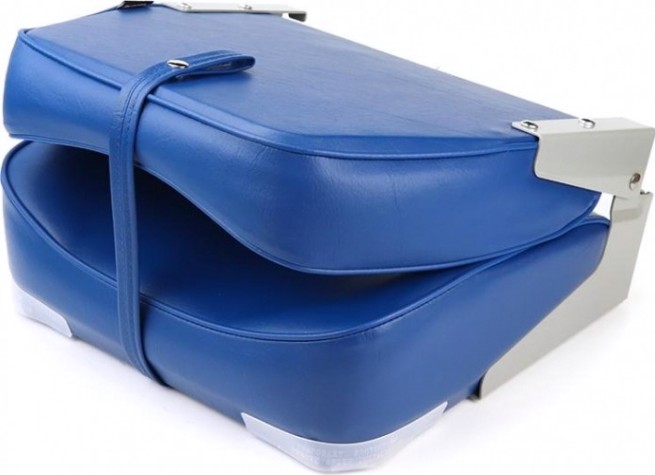 Кресло складное мягкое SKIPPER синий (пластик) [SK75103B]