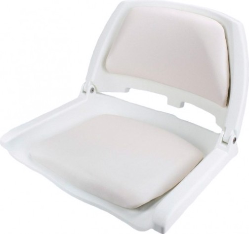 Кресло складное с мягкими накладками SKIPPER белый (пластик) [SK75109W]