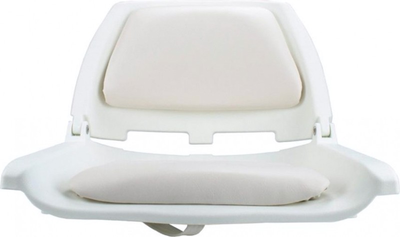 Кресло складное с мягкими накладками SKIPPER белый (пластик) [SK75109W]