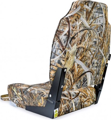 Кресло складное с мягкими накладками SKIPPER камуфляж осень (пластик) [SK75107CAMO]