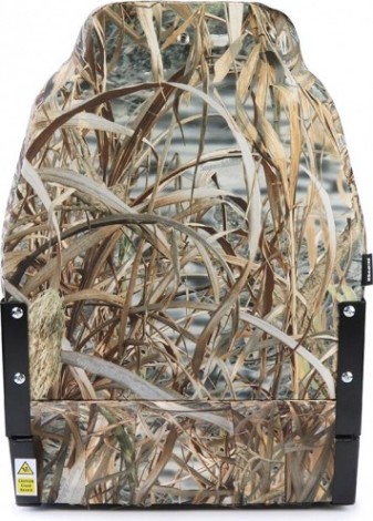 Кресло складное с мягкими накладками SKIPPER камуфляж осень (пластик) [SK75109CAMO]