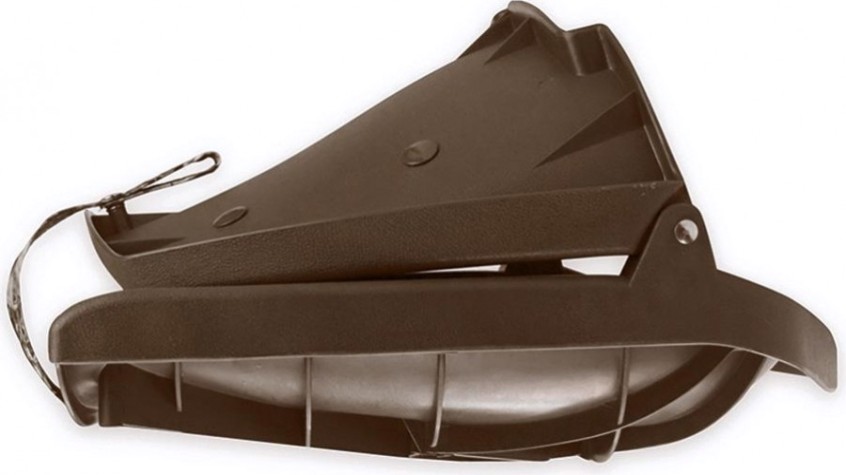 Кресло складное с мягкими накладками SKIPPER коричневый (пластик) [SK75109BRN]