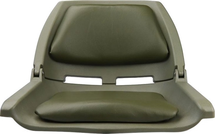 Кресло складное с мягкими накладками SKIPPER оливковый (пластик) [SK75109O]