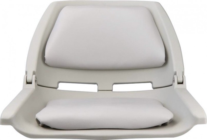 Кресло складное с мягкими накладками SKIPPER серый (пластик) [SK75109G]