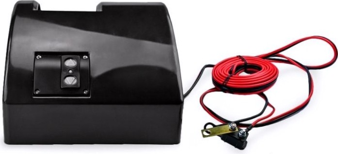 Лебедка якорная SKIPPER Fisher 35, трос 30м, беспроводной пульт ДУ, черная [SK-FISHER35]