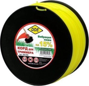 Леска триммерная DDE Classic line (4,0 ммх90 м; круг; желтая) [644-856]