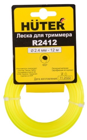 Леска триммерная HUTER R2412 (круг) [71/2/11]