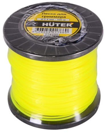 Леска триммерная HUTER S24100 (звезда) [71/2/4]