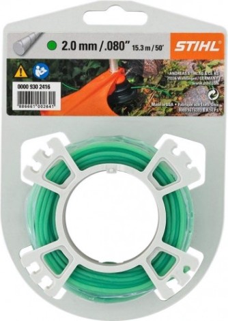 Леска триммерная STIHL 2.0мм (15.3 м) круг бесшумная [В-000040012]