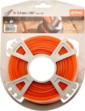 Леска триммерная STIHL 2.4мм (43 м) квадрат [00009302640]