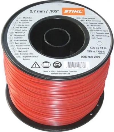 Леска триммерная STIHL 2.7 мм/215 м круг [00009302227]