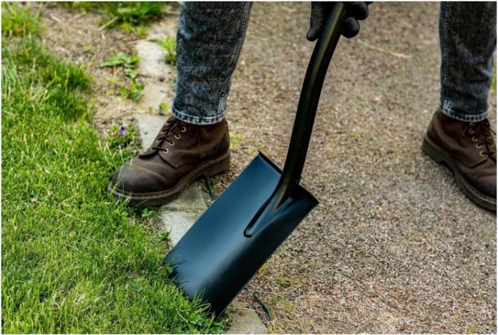 Лопата PLANTIC 11006-01 Terra с закругленным лезвием [11006-01]