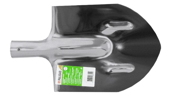 Лопата штыковая PALISAD 6143757 нерж. сталь, 200х265 мм, ребра жесткости, без чере