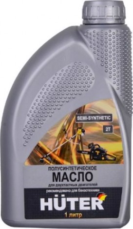Масло для 2-тактных двигателей HUTER 1 л полусинтетическое [73/8/3/2]