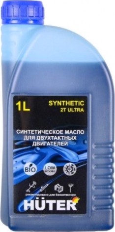 Масло для 2-тактных двигателей HUTER 2Т ULTRA 1 л синтетическое [73/8/3/3]