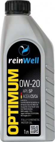 Масло моторное REINWELL 0W20 ILSAC GF-6/API SP 1 л синтетическое [4944]