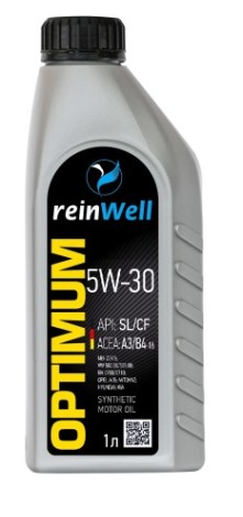 Масло моторное REINWELL 5W30 A3/B4 1 л синтетическое [4973]