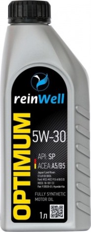 Масло моторное REINWELL 5W30 API SP, ACEA A5/B5 1 л синтетическое [4942]