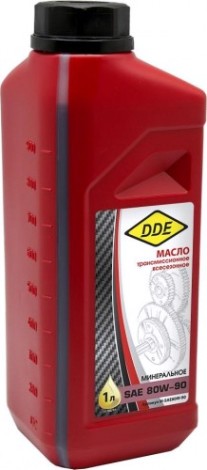 Масло трансмиссионное DDE SAE 80W90 API GL-5 1 л [M-SAE80W-90]