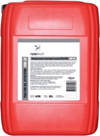 Масло универсальное REINWELL UTTO 10W30 20 л тракторное [4928]