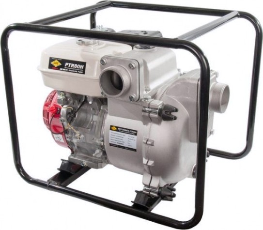 Мотопомпа бензиновая DDE PTR 80H для грязной воды [PTR80H]