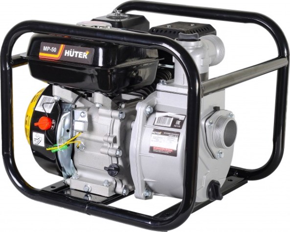 Мотопомпа бензиновая HUTER MP- 50 для слабозагрязненной воды [70/11/3]