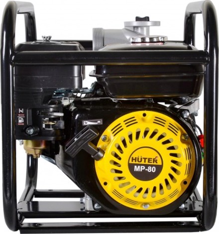 Мотопомпа бензиновая HUTER MP- 80 для слабозагрязненной воды [70/11/7]