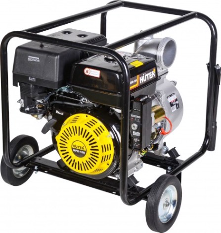 Мотопомпа бензиновая HUTER MPD-100 для грязной воды [70/11/6]